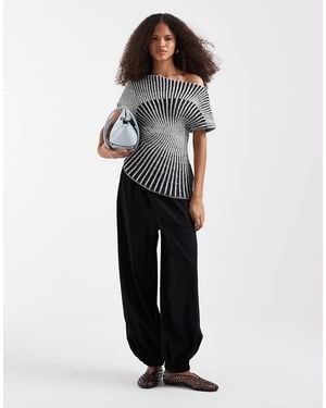 ASOS Top A Pieghe - Blu