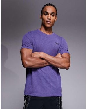 Under Armour Vanish Seamless Novelty Short Sleeve T-shirt - Purple