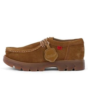 Kickers Shoe Lennon Wall Suede Shoe - Brown