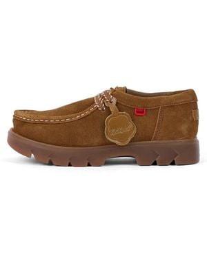 Kickers Shoe Lennon Wall Suede Shoe - Brown