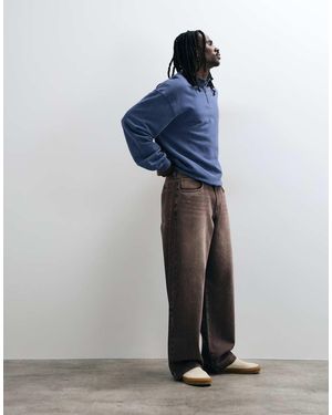 ASOS Vaqueros Con Lavado De Corte Holgado De - Azul
