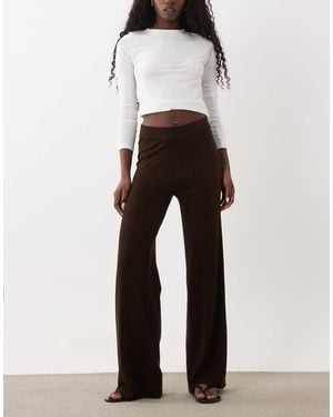 Mango Relaxed Trouser - White