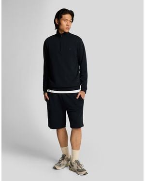 Lyle & Scott Mid Bottoms Superfine Sweatshort - Black