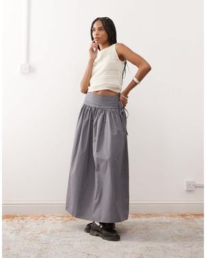 Collusion Maxi Skirt - Grey