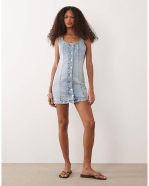 knee length dresses for ladies Rent Miss Selfridge Rib Knit Double Tie Back Funnel Neck Mini Dress In  Cream
