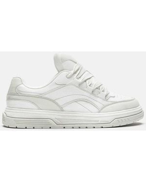Pull&Bear – stwd – skater-sneaker - Weiß