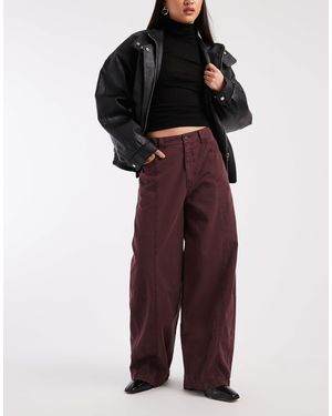 ASOS Barrel Pants - Red