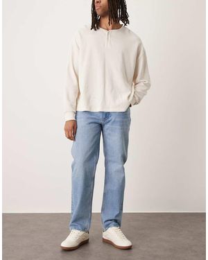 Mango Moby Cotton Straight Jean - Blue
