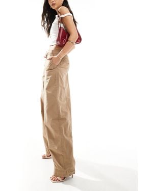 Bershka Carpenter Trousers - White
