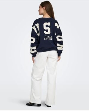 ONLY Sweatshirt - Blauw