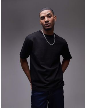 ARKET Heavyweight Jersey Oversized T-Shirt - Blue