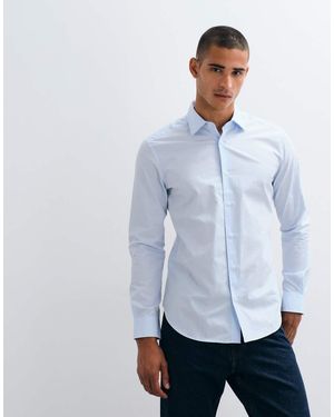 Mango Camicia Classica Azzurro Chiaro - Blu