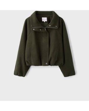 Stradivarius Zachte Bomberjack - Groen