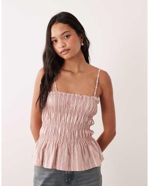Barbour Madeline Shirred Cami Top - Pink