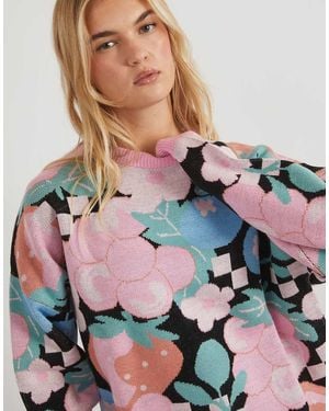 Skinnydip London Oversized Fruit Knitted Jumper - Multicolour