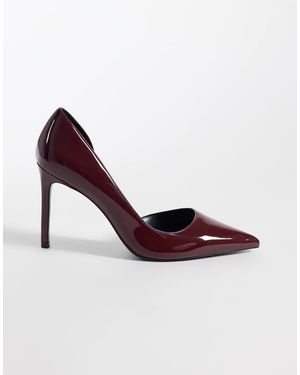 Mango Klassieke Pumps Met Hak - Paars