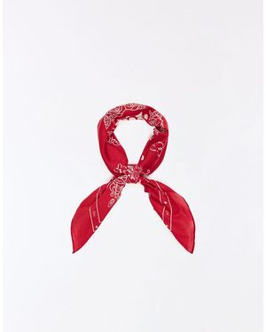 Bershka Printed Neckerchief - Red