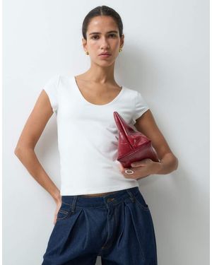 Gap Short Sleeve Scoop Neck T-Shirt - White
