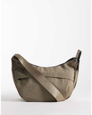 ASOS Nylon Crossbody Bag - Grey