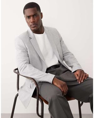 Mango Paris Super Slim Fit Suit Blazer Co-ord - Grey