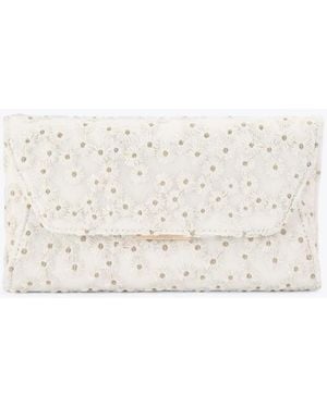 Carvela Kurt Geiger Spirit Daisy Clutch - White