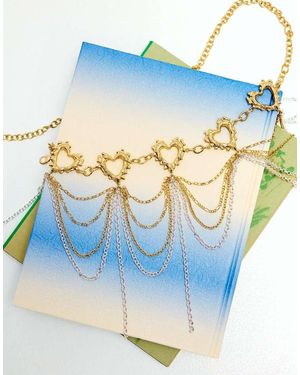 Desigual Golden Chain Belt - Blue