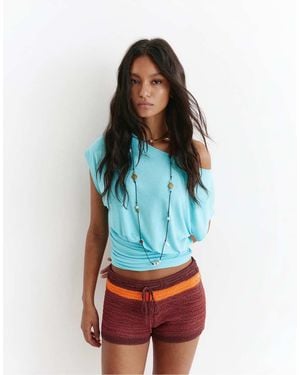 Pull&Bear Pantaloncini - Rosso