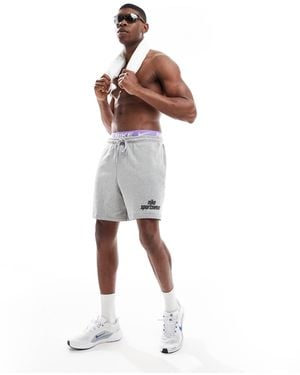 Nike Club French Terry Shorts With Logo - White