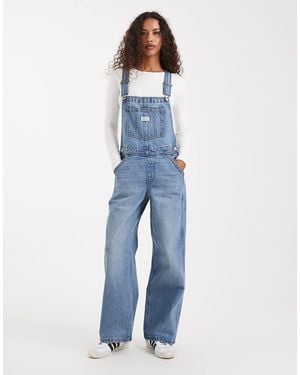 Levi's baggy Denim Dungarees - Blue