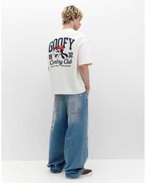 Pull&Bear – t-shirt - Blau