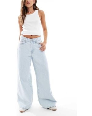 Calvin Klein Jeans Met Superwijde Pijpen - Blauw