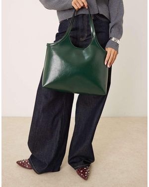 ASOS Scoop Arm Tote Bag - Green