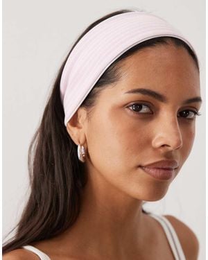 ASOS Omkeerbare Jersey Haarband - Bruin