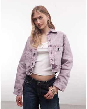 Carhartt Chaqueta Vaquera Morada Arca De -Morado