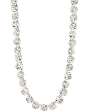 Pilgrim Collar Fire De -Plateado - Blanco