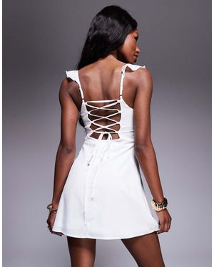 Princess Polly Vestito A Quadretti Rosso E Bianco Vestito Corto