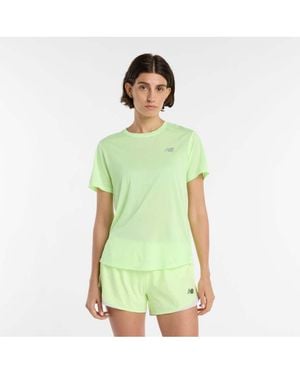 New Balance Camiseta Básica-Verde