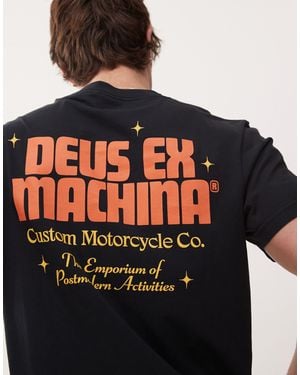 Deus Ex Machina – drop down – t-shirt - Schwarz