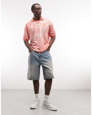 Faded Store – jeans-jorts - Pink