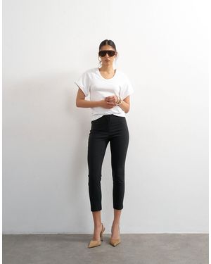 TOPSHOP Bengaline Capri 3/Length - White