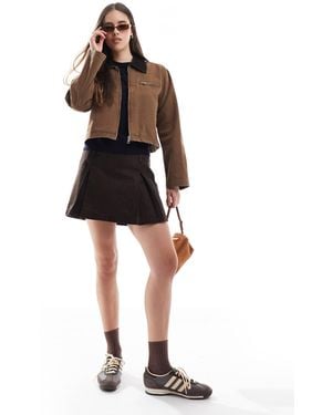 ONLY – verkürzte farmerjacke - Schwarz