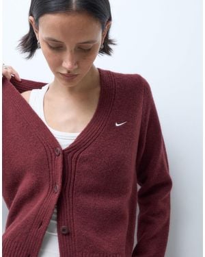 Nike Strickjacke - Lila