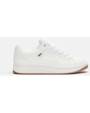Pull&Bear Baskets chunky style skateur - Blanc