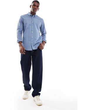 Threadbare – langärmliges hemd - Blau