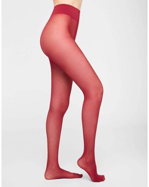 Calzedonia 30 Den Total Comfort Soft Touch Tights - Red