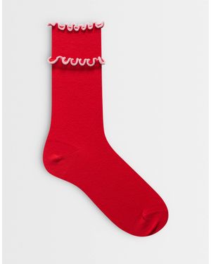 ASOS – knöchelhohe socken - Rot