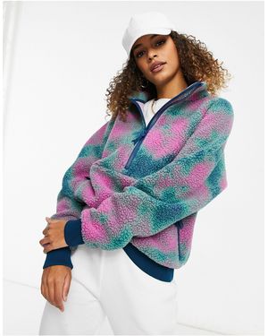 Berghaus Polar 90 Tie Dye Half Zip Fleece - Green