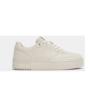 Pull&Bear Retro Trainers - White