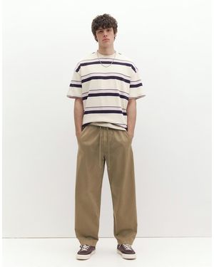 Pull&Bear Baggy Jogger Trousers - White