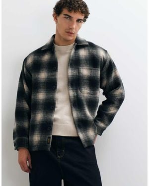 Jack & Jones Brushed Overshirt - Grey